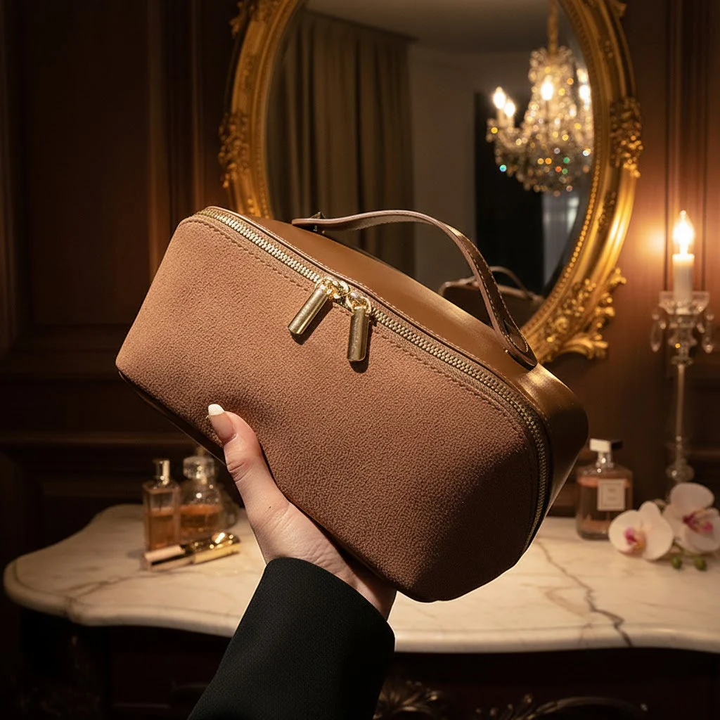 Elegant Large-Capacity Travel Makeup Bag β Chic & Organized On the Go