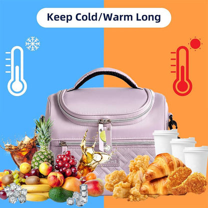 2.11-Gallon Durable Oxford Cloth Lunch Bag – Aluminum Foil Insulated Lunch Bag