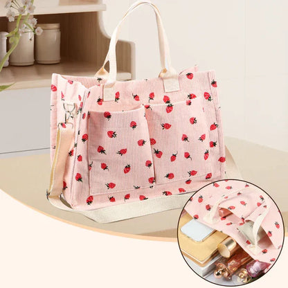 Oversized Printed Tote Bag