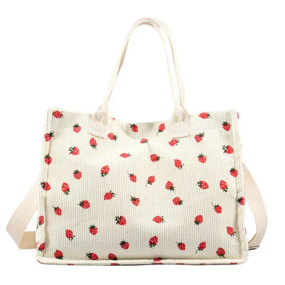 Oversized Printed Tote Bag