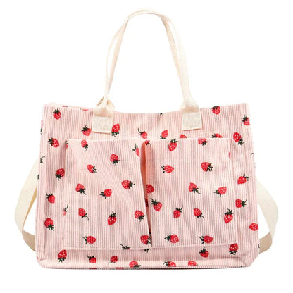 Oversized Printed Tote Bag
