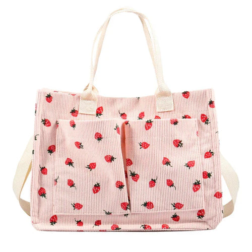 Oversized Printed Tote Bag