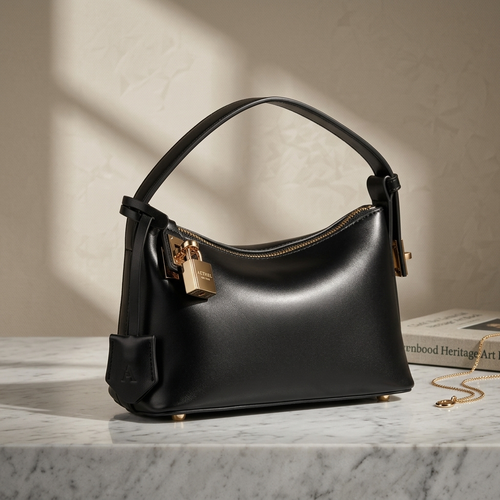 Soft Leather Mini Pillow Bag – Elegant Everyday Shoulder Bag